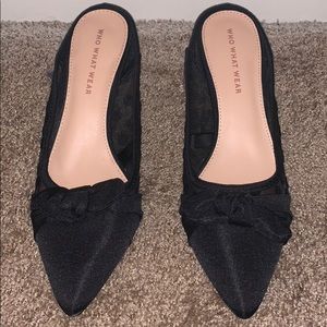 Who What Wear Black High Heels